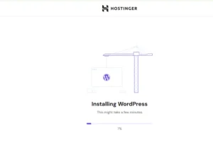 installing wordpress
