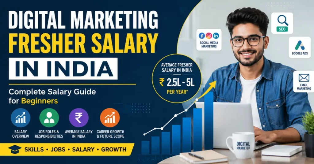 Digital Marketing Fresher Salary in India