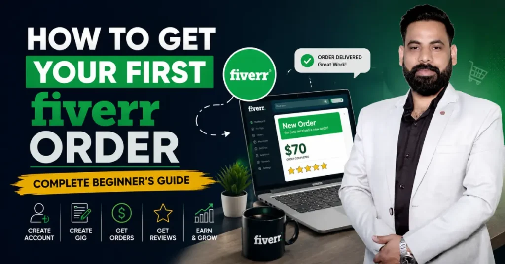 how to get your first Fiverr order