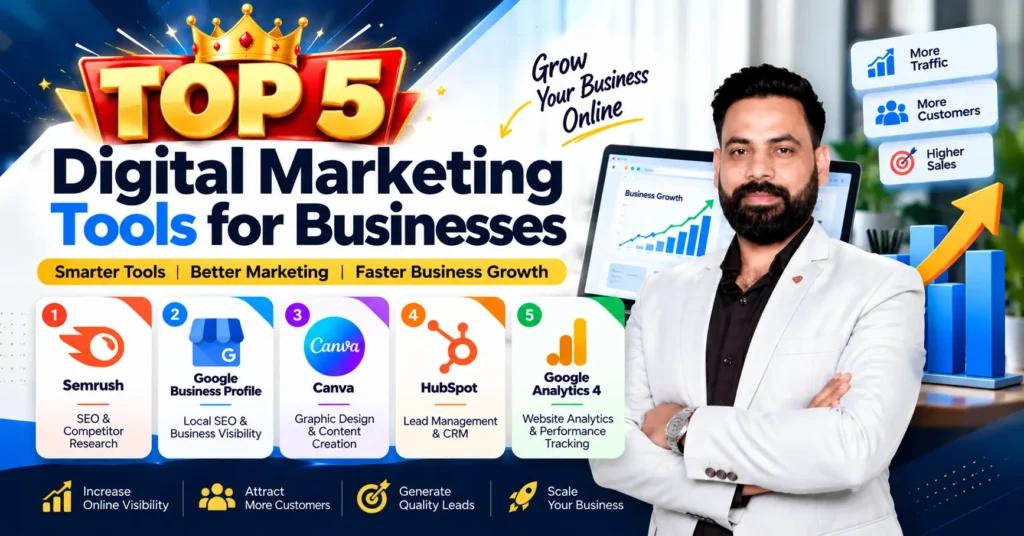 Top 5 best digital marketing tools for businesses