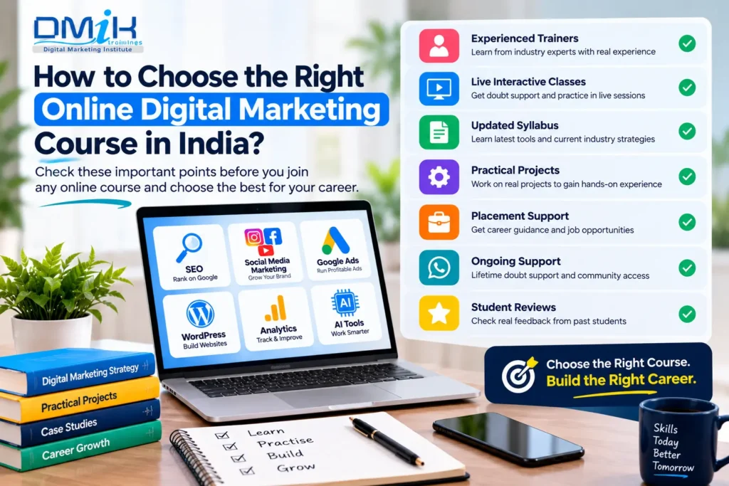 choose online digital markting course