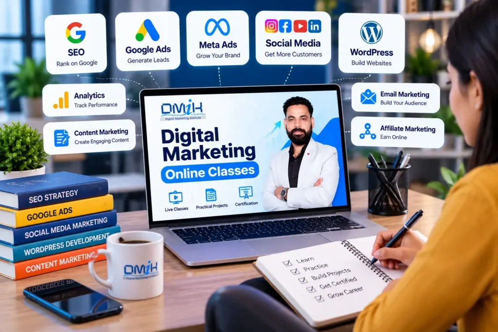 digital marketing online classes india