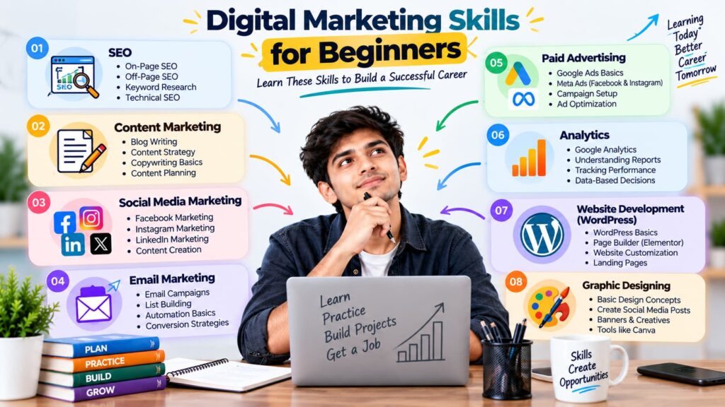 digital marketing skills for beginners
